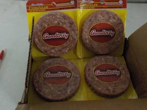 lot 161 image: 12 - 6 oz Frozen  Gwaltney Cooked S...