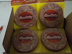 lot 162 image: 12 - 6 oz Frozen  Gwaltney Cooked S...