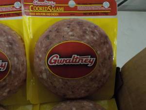 lot 164 image: 12 - 6 oz Frozen  Gwaltney Cooked S...