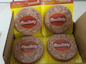 lot 166 image: 12 - 6 oz Frozen  Gwaltney Cooked S...