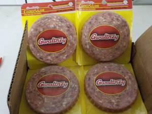 lot 170 image: 12 - 6 oz Frozen  Gwaltney Cooked S...