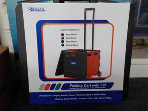 lot 123 image: Basic Folding Cart with Lid...