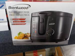 lot 125 image: Brentwood Electric Deep Fryer...