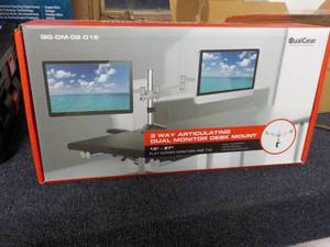 lot 127 image: Qual Gear 3 way Articulating Dual M...