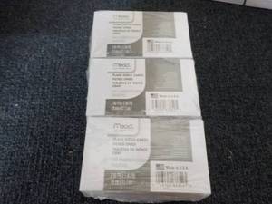 lot 135 image: Lot of 12 pkgs- 3 x 5 Plain Index C...