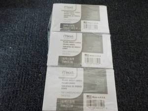 lot 138 image: Lot of 12 pkgs- 3 x 5 Plain Index C...
