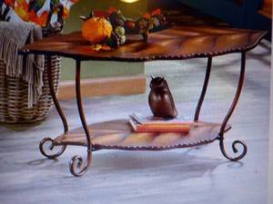 lot 143 image: Set of 2 Leaf Coffee Tables from Co...