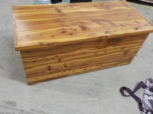 lot 209 image: Cedar Chest with Contents...