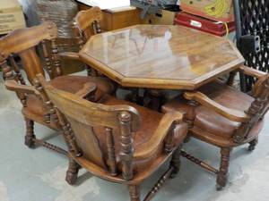 lot 211 image: Table and 4 Chairs...
