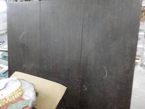 lot 215 image: Metal Patio Table 41 x 70...
