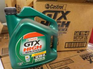 lot 235 image: 1 Gallon Castrol GTX High Milage SA...