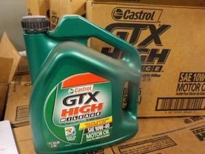 lot 237 image: 1 Gallon Castrol GTX High Milage SA...