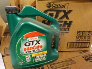 lot 239 image: 1 Gallon Castrol GTX High Milage SA...