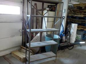 lot 243 image: 5 Shelf Metal Stand...