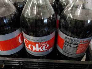 lot 247 image: 12 Pack 1.25 Liter Bottles Diet Cok...