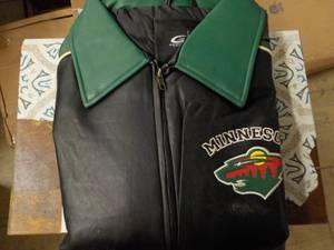 lot 284 image: MN Wild Leather Jacket Size L...