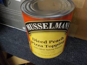 lot 311 image: 7 lb. 2 oz Can Musselmans Diced Pe...