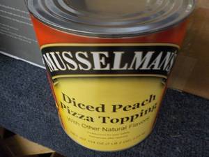 lot 313 image: 7 lb. 2 oz Can Musselmans Diced Pe...