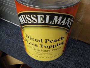 lot 315 image: 7 lb. 2 oz Can Musselmans Diced Pe...
