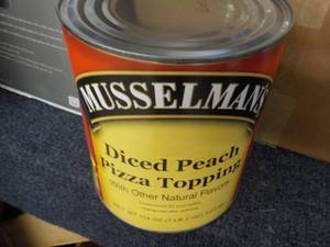 lot 316 image: 7 lb. 2 oz Can Musselmans Diced Pe...