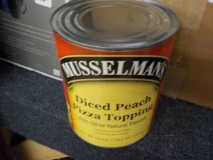 lot 317 image: 7 lb. 2 oz Can Musselmans Diced Pe...