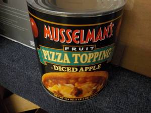 lot 318 image: 7 lb. 2 oz Musselmans Diced Apple ...