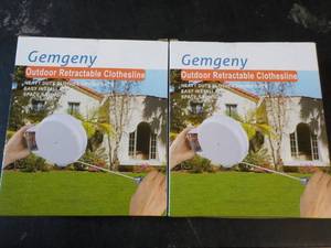 lot 332 image: 2 Gemgeny Outdoor Retractable Cloth...
