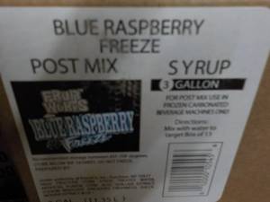 lot 354 image: 3 - 3 Gallon Blue Raspberry Freeze ...