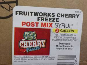 lot 368 image: 3 - 3 Gallon Fruitworks Cherry Free...
