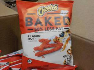 lot 394 image: Case of 104 Bags Cheetos Baked 50% ...