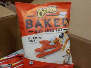 lot 399 image: Case of 104 Bags Cheetos Baked 50% ...