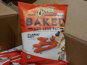 lot 400 image: Case of 104 Bags Cheetos Baked 50% ...