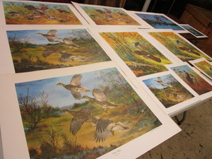 lot 238 image: SHERM PEHRSON BIRD WILDLIFE PRINTS, SIGNED BY ARTIST