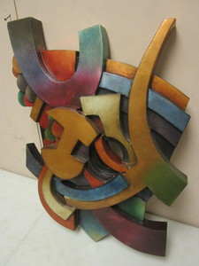 lot 240 image: CUSTOM-MADE WALL ART SCULPTURE