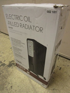 lot 260 image: ELECTRIC OIL-FILLED RADIATOR HEATER - NEVER USED