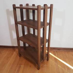 lot 207 image: Small Prairie Mission Bookshelf