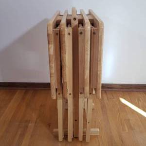 lot 300 image: TV Tables with Rack