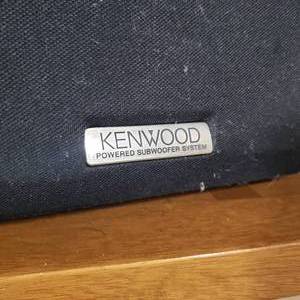 lot 504 image: Kenwood Surround Sound Speakers with Subwoofer