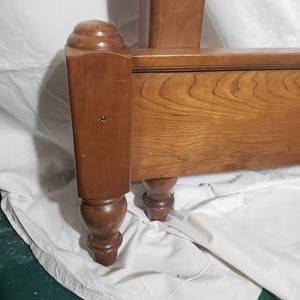 lot 232 image: Traditional Full HeadboardFootboard