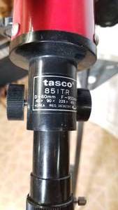 lot 501 image: Tasco Telescope and Stand Model 851TR