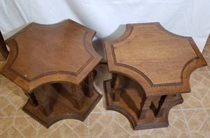 lot 237 image: 1970s Retro Side Tables, Lot of 2