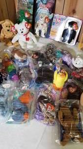 lot 521 image: McDonalds Beanie Baby Assortment Plus Others