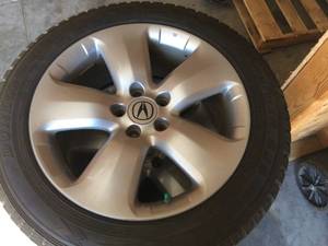 Dunlop Snow Tires on Acura Wheels