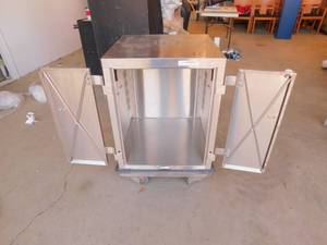 lot 29 image: Stainless Steel Mobile Cabinet