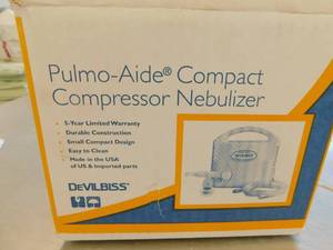 lot 44 image: DeVilbiss Pulmo-Aide Compact Compressor Nebulizer System