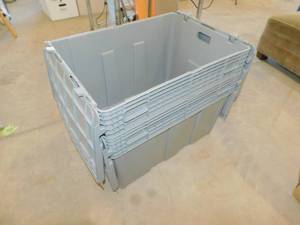 lot 48 image: 2 Grey Plastic Bins
