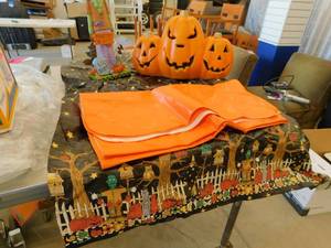 lot 64 image: Halloween Decorations