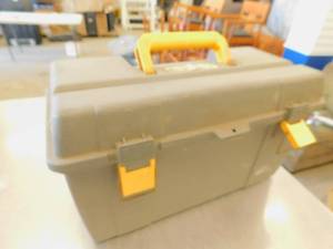 lot 65 image: Plano Plastic Portable Tool Box
