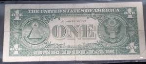 1957-A US $1 BLUE SEAL SILVER CERTIFICATE BANK NOTE