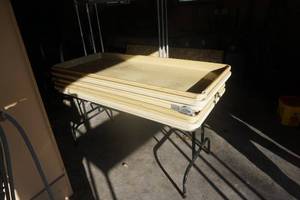 lot 61 image: Lot of 5  - 5 Folding Tables